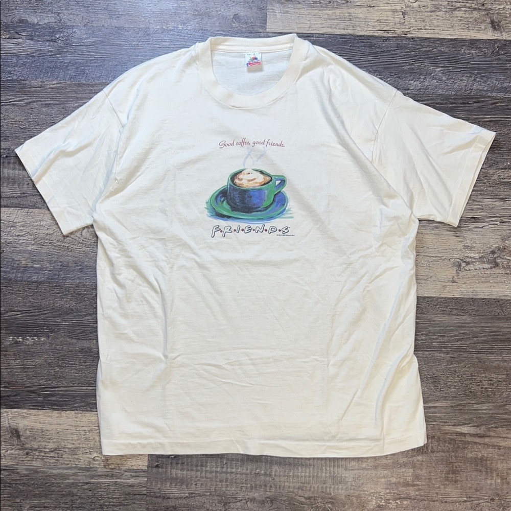 1995 Friends “ Good Coffee Good Friends” T-Shirt